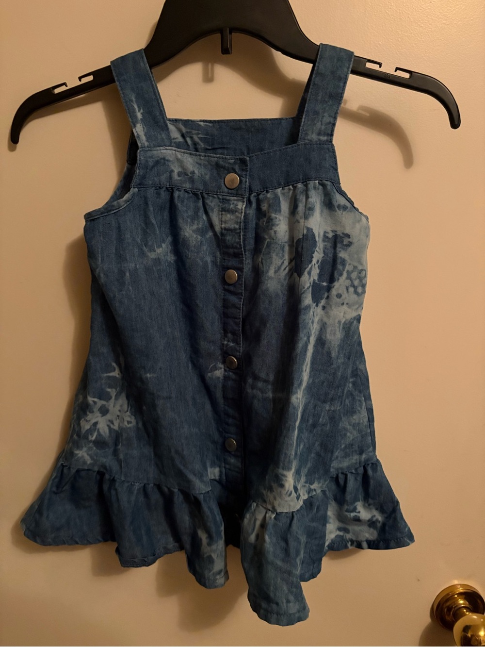 Blueberi Boulevard Blue Tie-Dye Sundress
